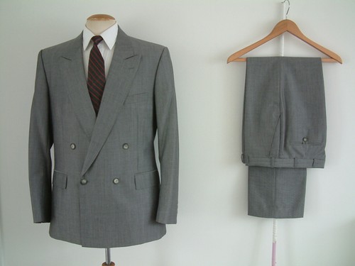 1980s mohair suit - mohair, x