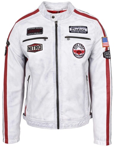 Mens soft leather biker - mens,