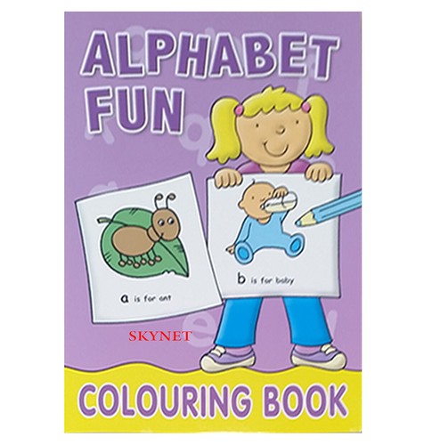 Alphabet fun colouring - alphabet,