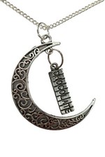SILVER NECKLACE Crescent Moon Hobbies Interests Novelties Gift+ Bag *HUGE RANGE*