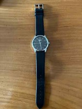  face Audi sport watch, black face and black strap. water resistant. date  