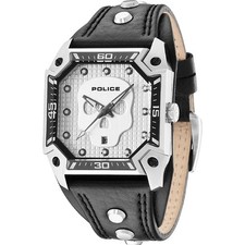 Police Wild Card silver dial