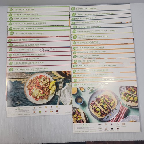 Hello fresh recipe cards - cards, |