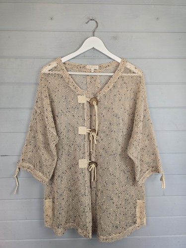 Neslay open weave kimono - neslay,