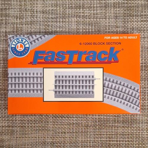 Lionel fastrack block section - fastrack,