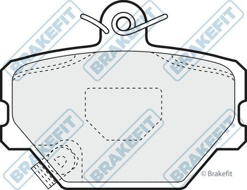 Apec front brake pad - apec, for