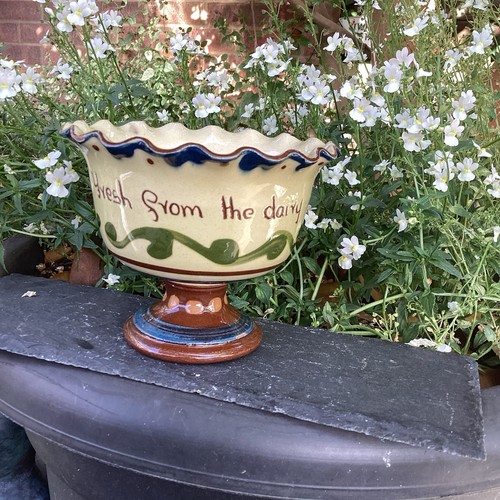 Vintage torquay pottery bowl - pottery,
