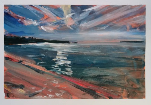 Original acrylic painting a3 - original,