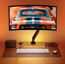 ErGear Single Monitor Arm Desk Mount 13 to 32 Inch Screens, Adjustable Monitor 