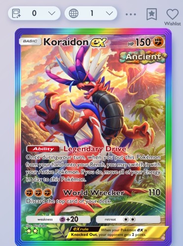 Pokemon tcg pocket koraidon - pocket,