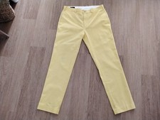 Ralph Lauren Mens Classic Cotton Twill Chino Bright Yellow W33 L31.5