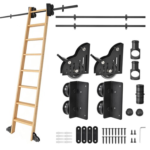 Rolling library ladder - rolling,