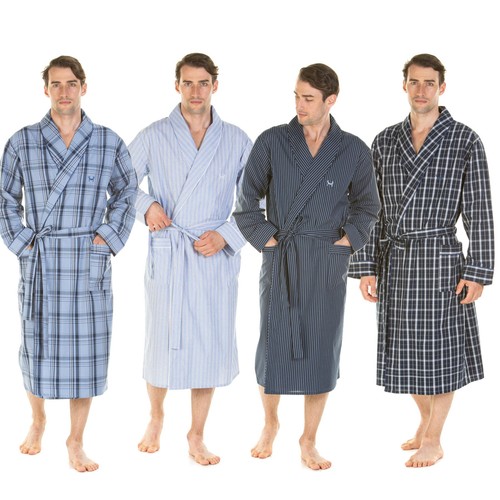 Cotton dressing gown robe mens - robe,