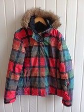 Roxy Parka Style Coat Padded Multicoloured Size XL Slim Fit CS