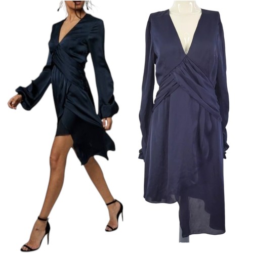 Satin formal evening dress - evening,