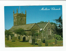 CORNWALL POSTCARD COLOUR PHOTO OF MULLION CHURCH.