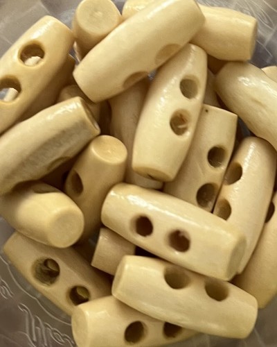 Small 20mm natural wood - 6,