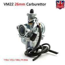 Pitbike Dirtbike VM22 26mm Mikuni Carburettor Carb 110cc 125cc 140cc Pit Bike UK