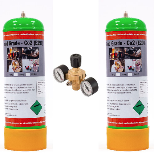 Co2 bottle 220l m10 - 2x,