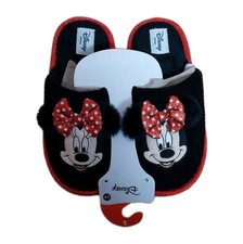 Disney Mickey & Minnie Mouse Ladies Slippers Slip On Mules Home Indoor Shoes