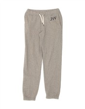 JACK WILLS Mens Graphic Tracksuit Trousers Joggers XS Grey Cotton BZ24
