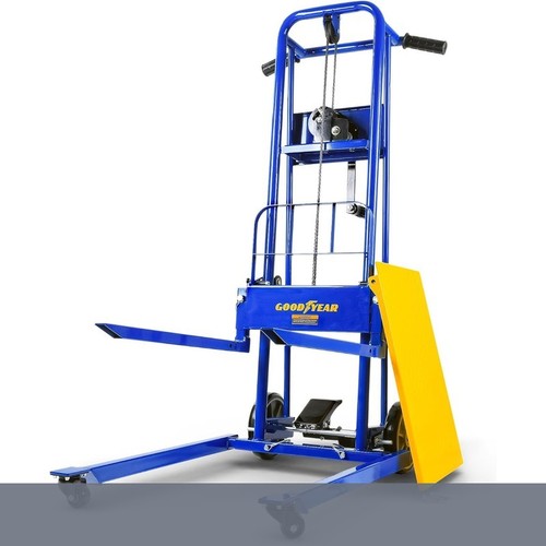 Material lift winch stacker - winch,