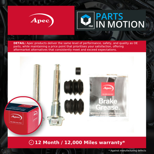 Brake caliper fitting kit - caliper, fits
