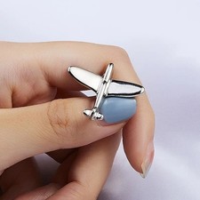 Aeroplane Aircraft Plane Alloy Brooch Pin