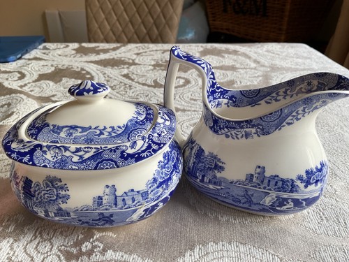 Spode blue italian - milk, jug