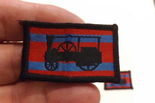 Two military cloth badges - cloth,