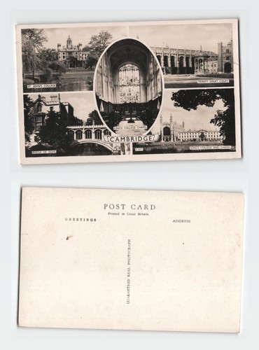 Vintage postcard cambridge - vintage,