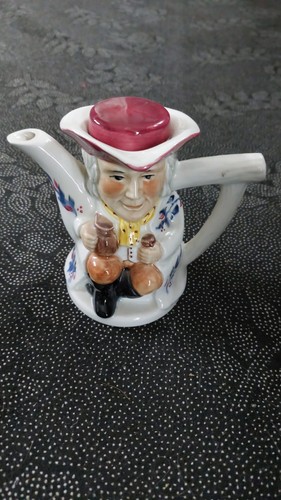Vintage tony wood toby jug - wood,