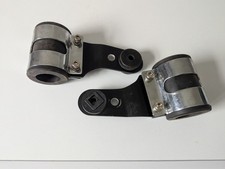 Universal Custom Black Motorcycle Headlamp Metal Carrier Bracket 31mm Stem