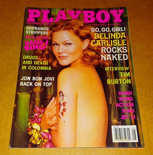 Playboy august 2001 - playboy, belinda
