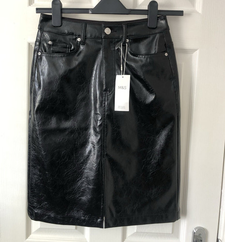 Women black faux - black,