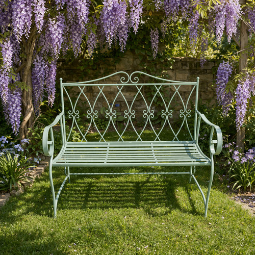 Outdoor bench metal - outdoor,