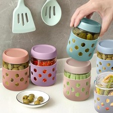 Glass Food Storage Jars 480ml