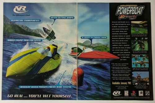 Powerboat racing print game - powerboat, ad