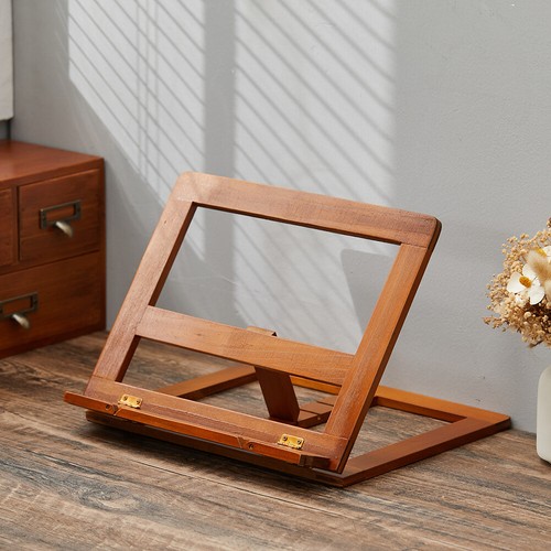 Wooden folding cook book stand - folding,