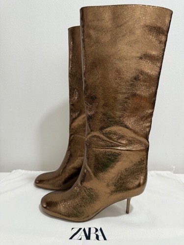 Zara woman metallic kitten - woman,