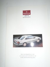 Rover 800 Coupe 2.7 V6 1992 UK Market Salesmans Launch Foldout Brochure & letter