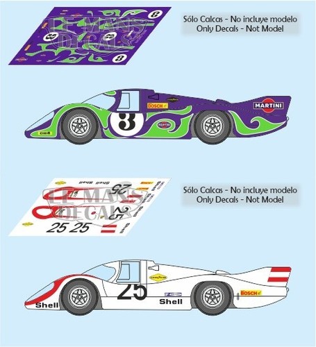 Decals porsche 917 - porsche, lh