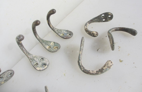 Antique brass hook - antique,