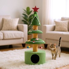 Christmas Cat Tree Kitten