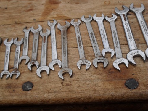Vintage britool spanners - 14,