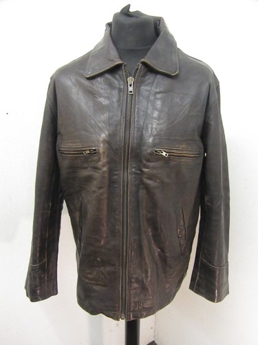 Vintage redskins leather cafe - leather,