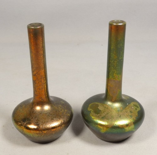 Pair miniature enamelled - miniature,
