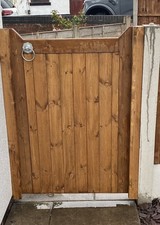 Wooden Garden Gate - Any Size - Treated Or Natural - Durable Redwood Timber