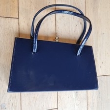 1950s Blue Patent Bag Elbief