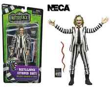 NECA BEETLEJUICE (1988) BLACK AND WHITE STRIPED SUIT 7 INCH FIGURE